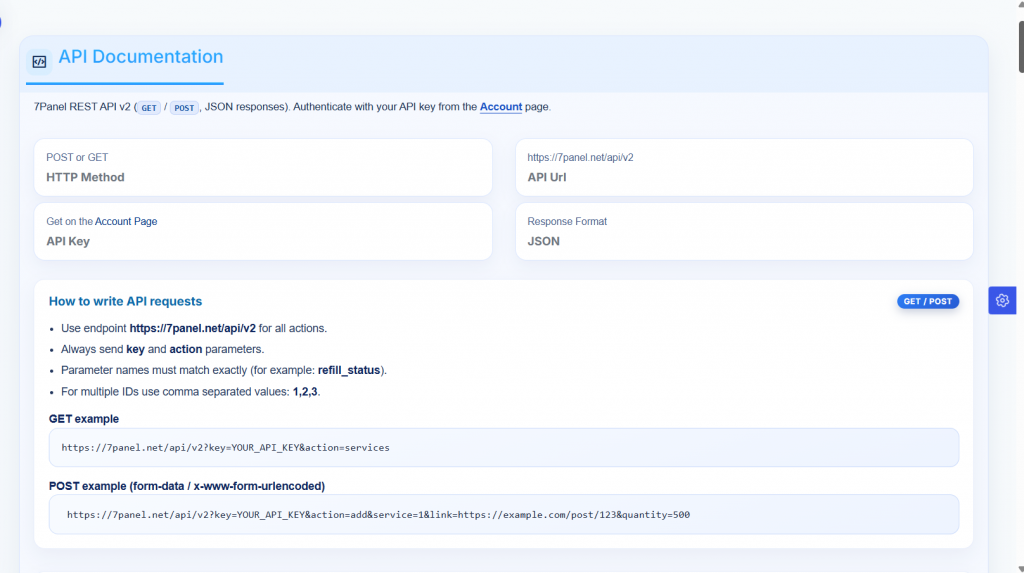 SMM Panel API