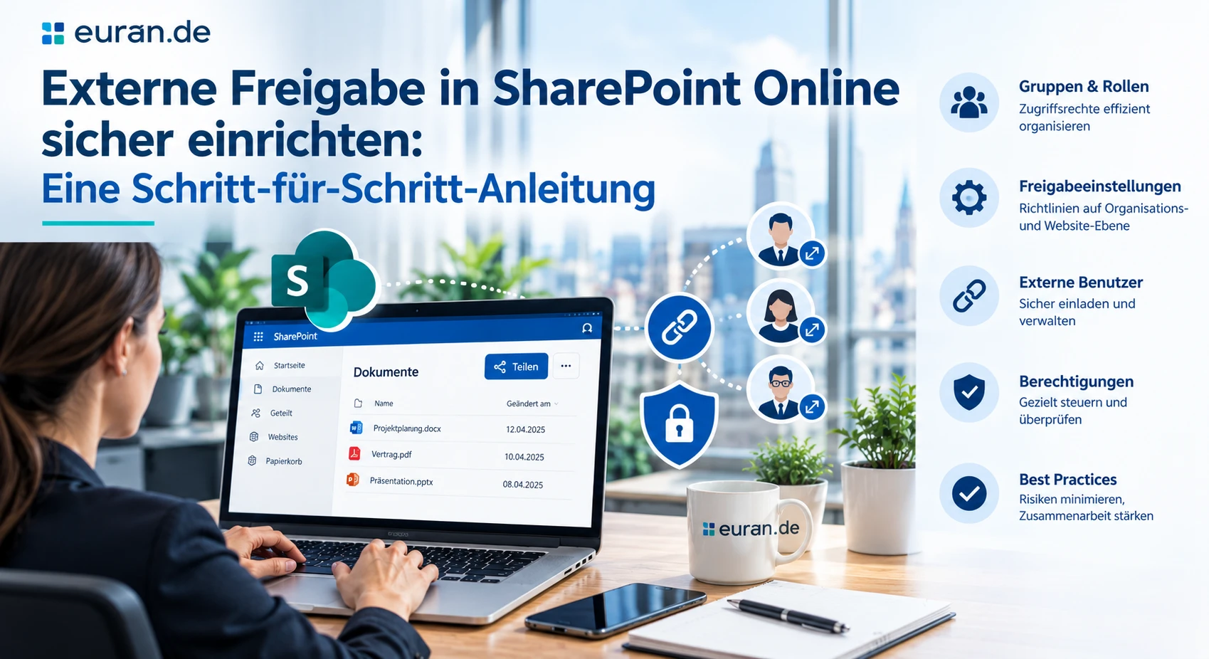 Externe Freigabe in SharePoint Online sicher einrichten: Eine Schritt-für-Schritt-Anleitung